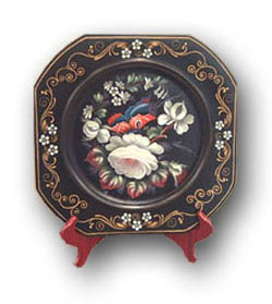 Folk Art - Zhostovo - Traditional White Roses